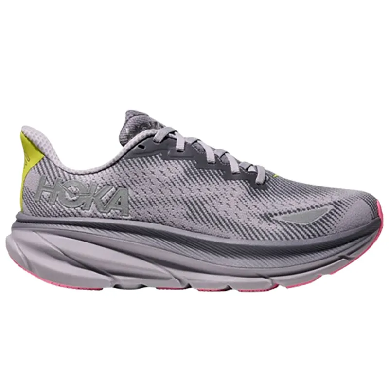 Hoka One One Women's Clifton 9 GTX Grey Skies/Foggy Grey
