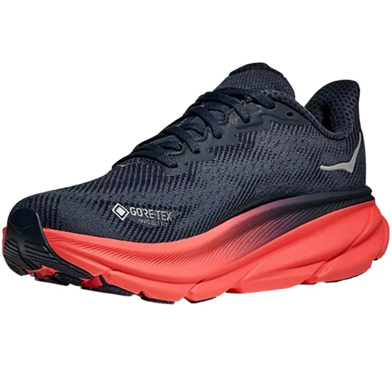 Hoka One One Women's Clifton 9 GTX Varsity Navy/Nautical Dusk-3