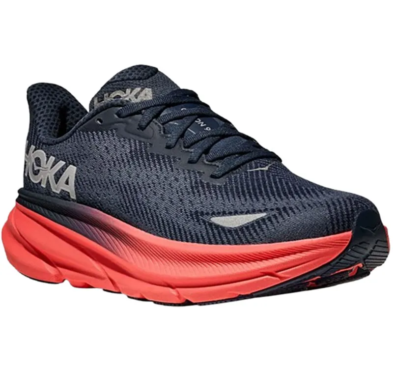 Hoka One One Women's Clifton 9 GTX Varsity Navy/Nautical Dusk-2