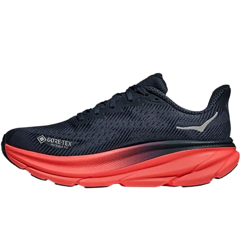 Hoka One One Women's Clifton 9 GTX Varsity Navy/Nautical Dusk-1