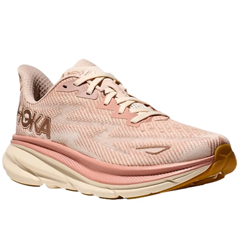 Hoka One One Women's Clifton 9 Sandstone/Cream-2