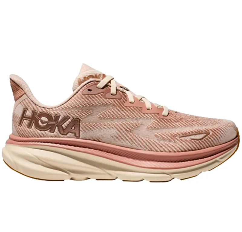Hoka One One Women's Clifton 9 Sandstone/Cream