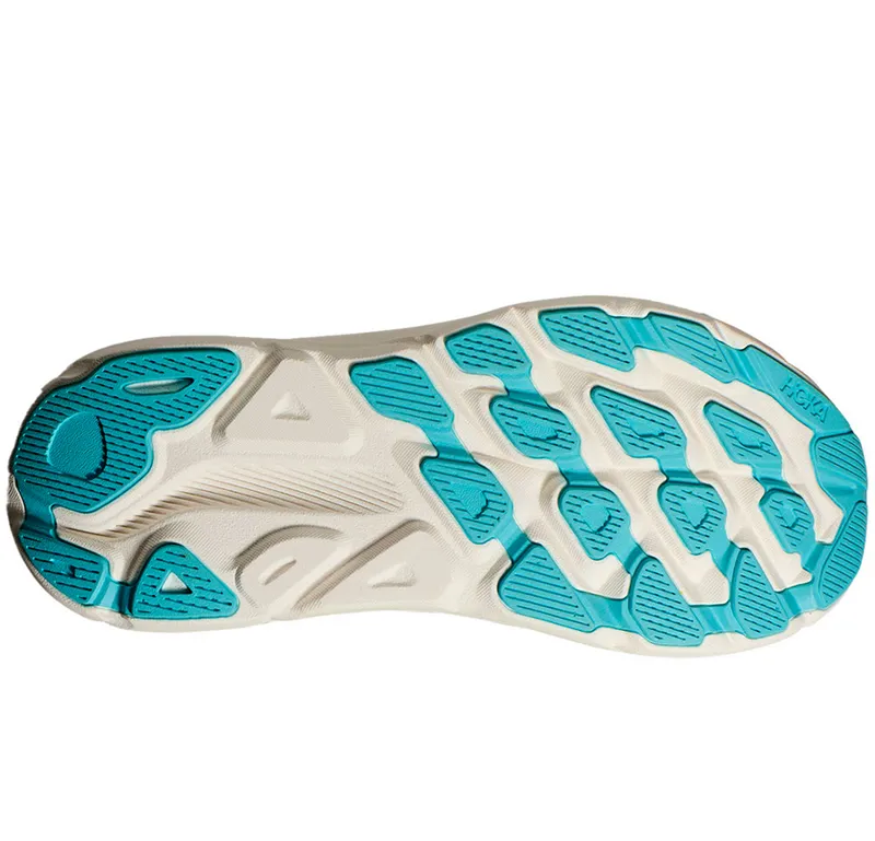 Hoka One One Women's Clifton 9 Running Shoes WIDE - Lettuce/Solar-6
