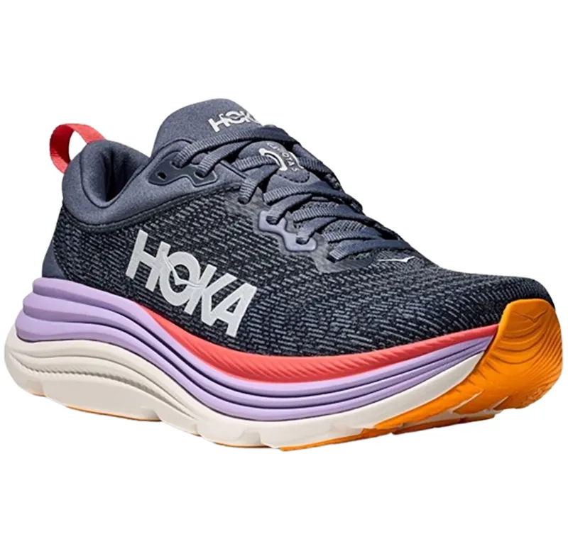 Hoka One One Women's Gaviota 5 Anchor/Grapefruit-2
