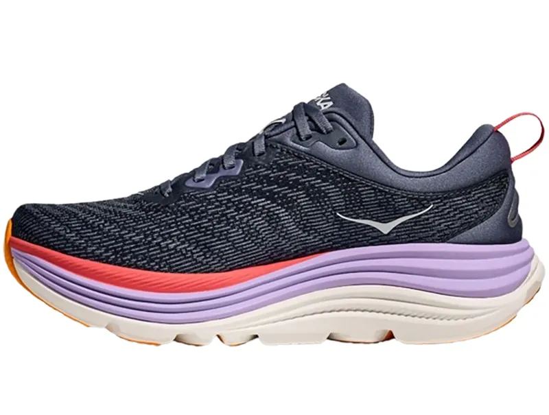Hoka One One Women's Gaviota 5 Anchor/Grapefruit-1