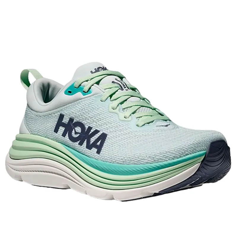 Hoka One One Women's Gaviota 5 Snow Melt/Cielo Blue-2
