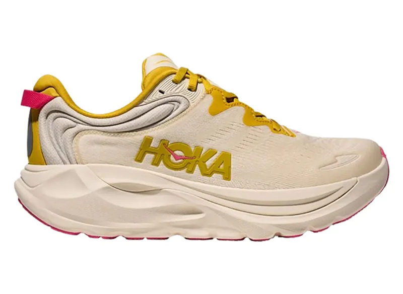 Hoka One One Women's Gaviota 6 Birch/Yellow Gold