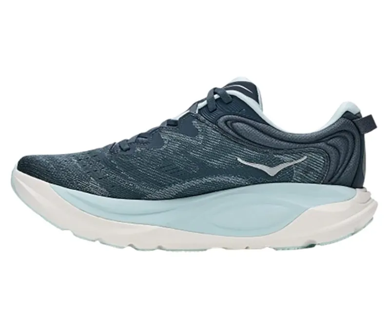 Hoka One One Women's Gaviota 6 Wide Faded Navy/Glimmering Blue-1