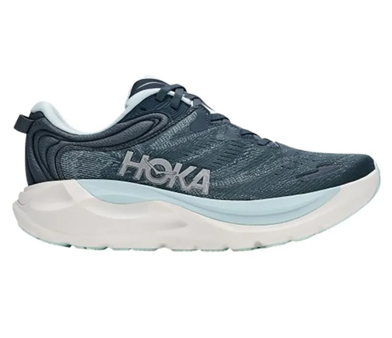Hoka One One Women's Gaviota 6 Wide Faded Navy/Glimmering Blue