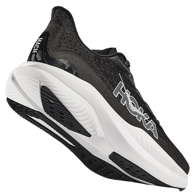Hoka One One Women's Mach 6 Black/White-4