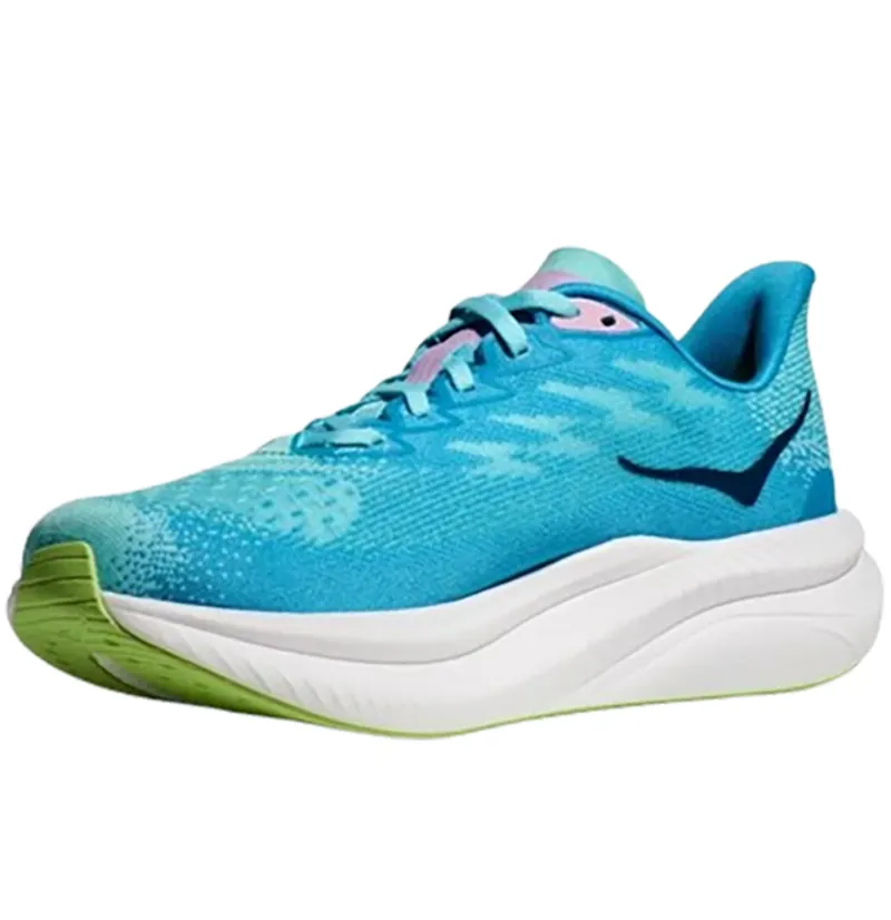 Hoka One One Women's Mach 6 Cloudless/Waterpark-3