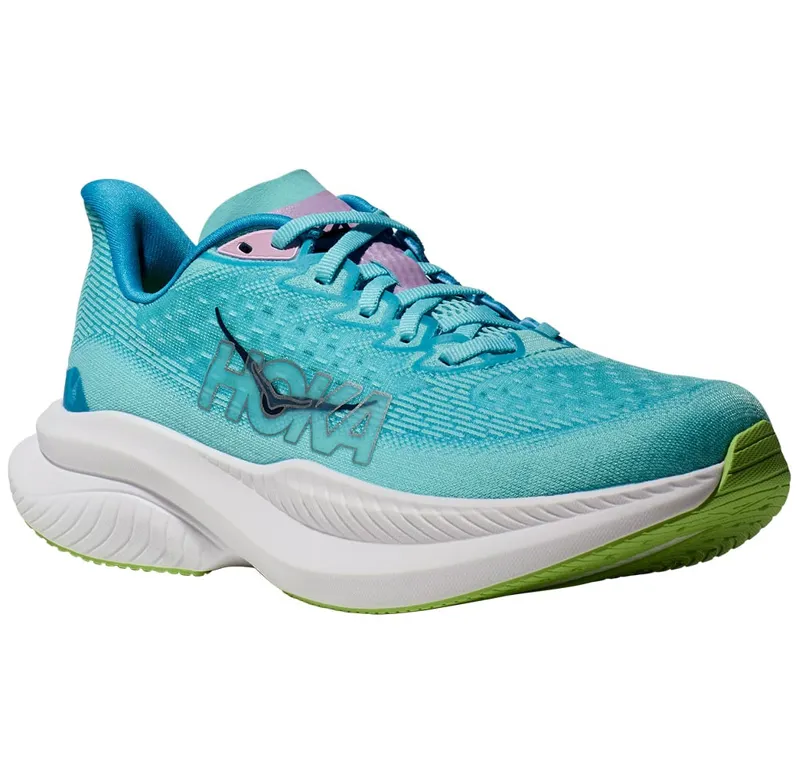 Hoka One One Women's Mach 6 Cloudless/Waterpark-2