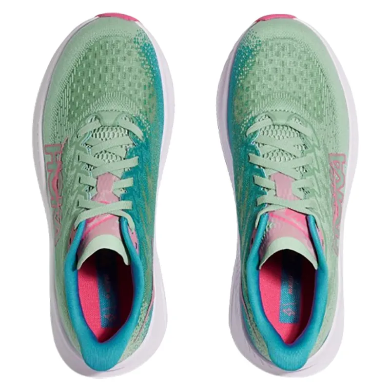 Hoka One One Women's Mach 6 Jadeite/Alpine Blue-6