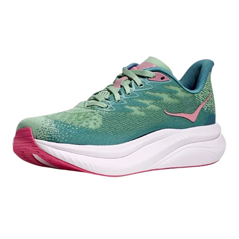 Hoka One One Women's Mach 6 Jadeite/Alpine Blue-3