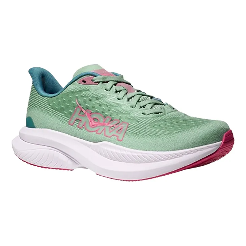 Hoka One One Women's Mach 6 Jadeite/Alpine Blue-2