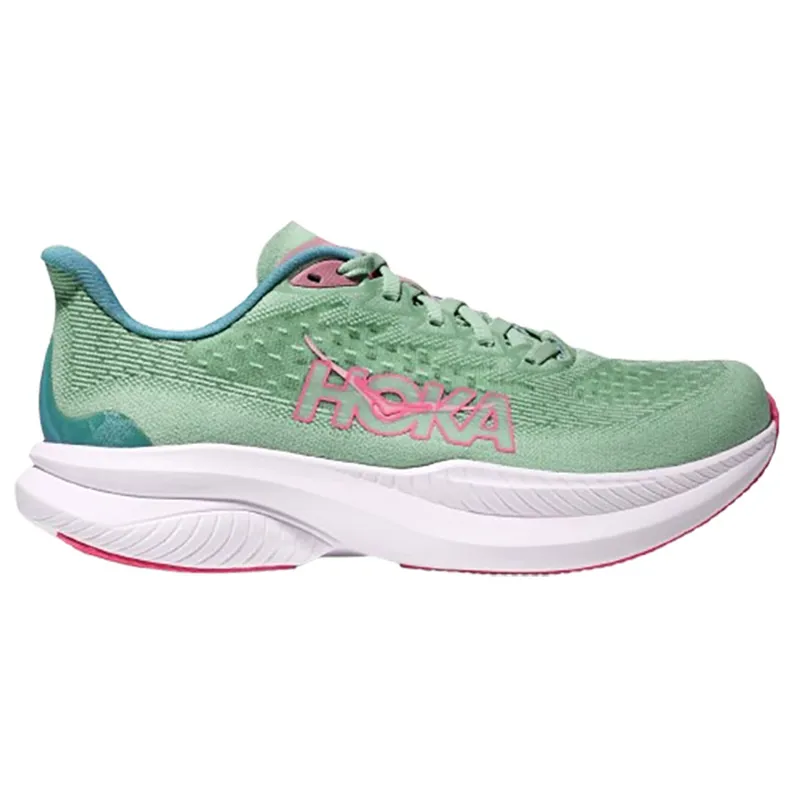 Hoka One One Women's Mach 6 Jadeite/Alpine Blue