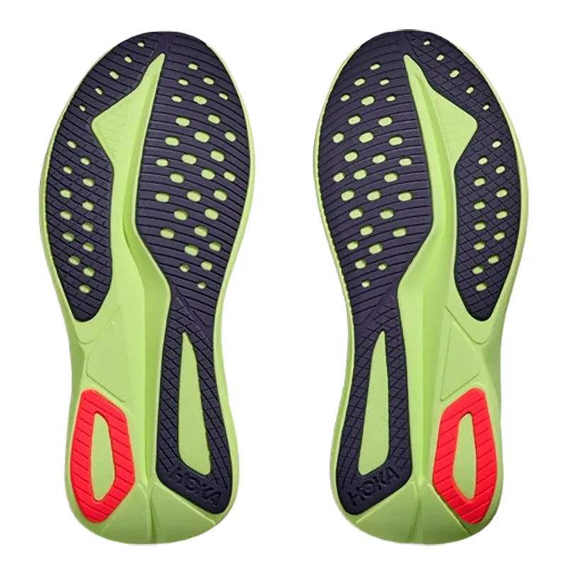 Hoka One One Women's Mach 7 Frost/Neon Yuzu-7