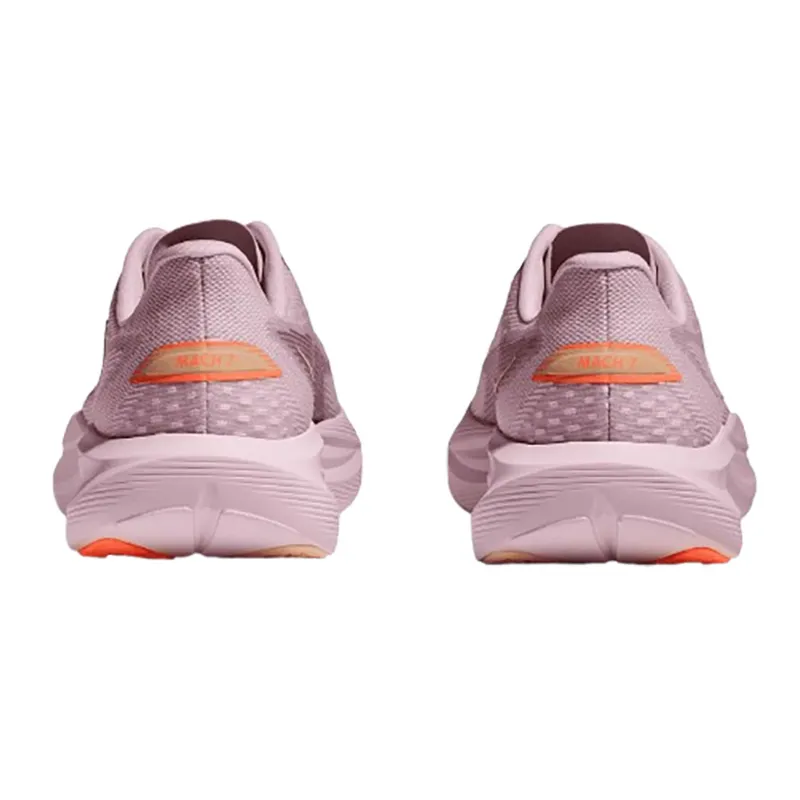 Hoka One One Women's Mach 7 Lilac Cream/Tangerine-5