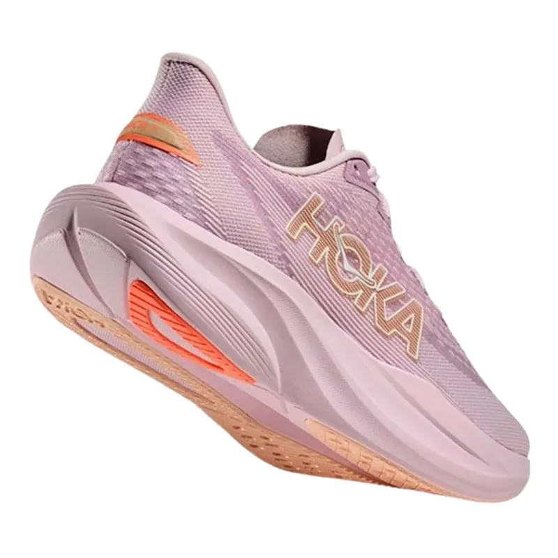 Hoka One One Women's Mach 7 Lilac Cream/Tangerine-4
