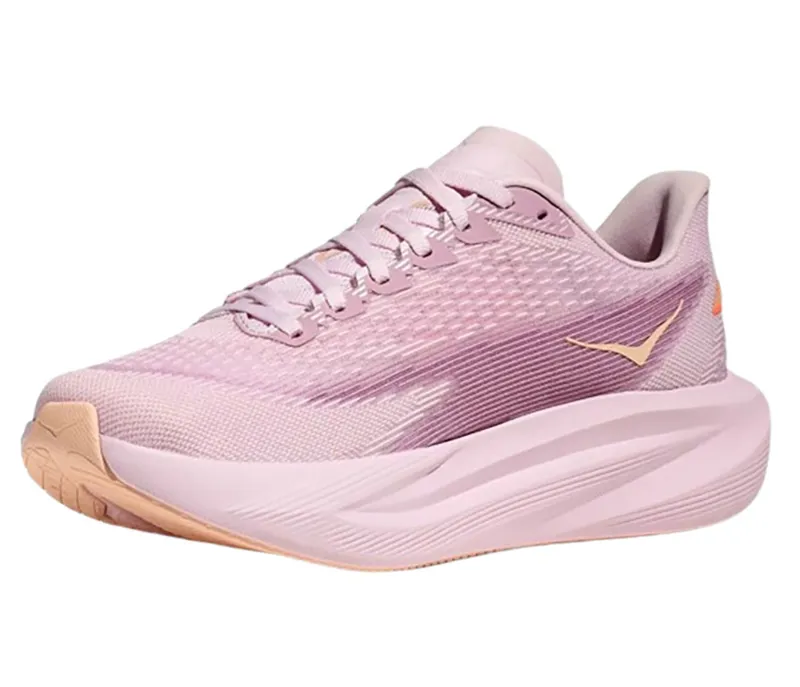Hoka One One Women's Mach 7 Lilac Cream/Tangerine-3