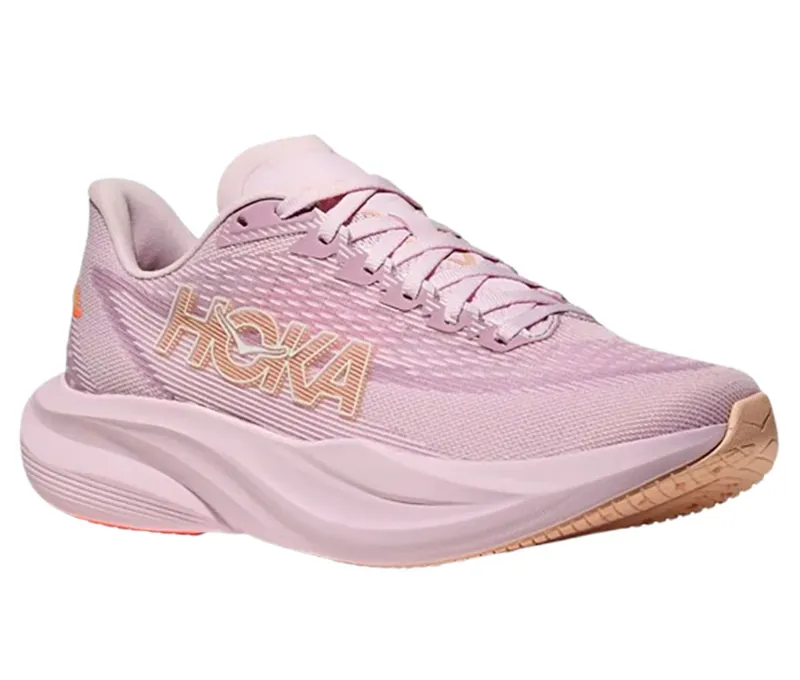Hoka One One Women's Mach 7 Lilac Cream/Tangerine-2