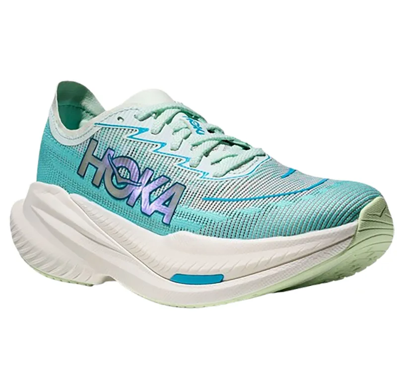 Hoka One One Women's Mach X2 Snow Melt/Blue Spark-2