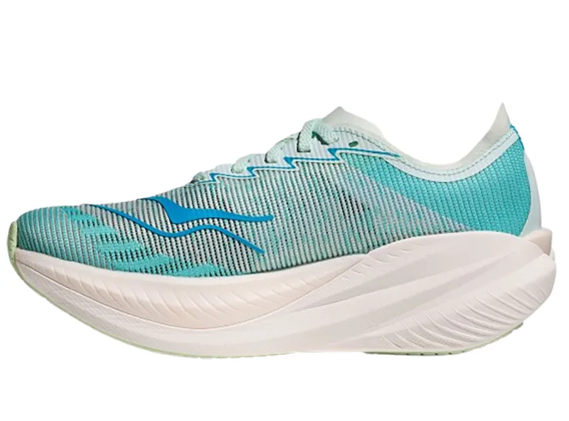 Hoka One One Women's Mach X2 Snow Melt/Blue Spark-1