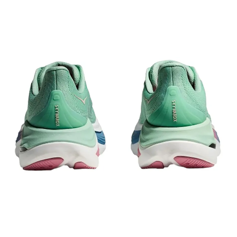 Hoka One One Women's Skyward X Jadeite/Dried Rose-5