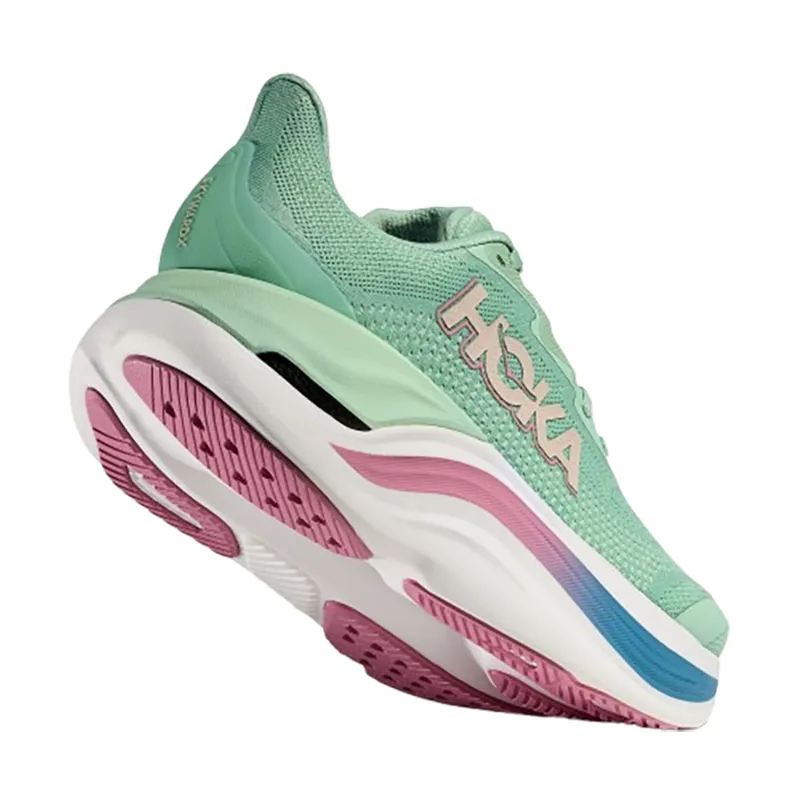 Hoka One One Women's Skyward X Jadeite/Dried Rose-4