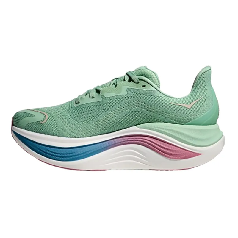 Hoka One One Women's Skyward X Jadeite/Dried Rose-1