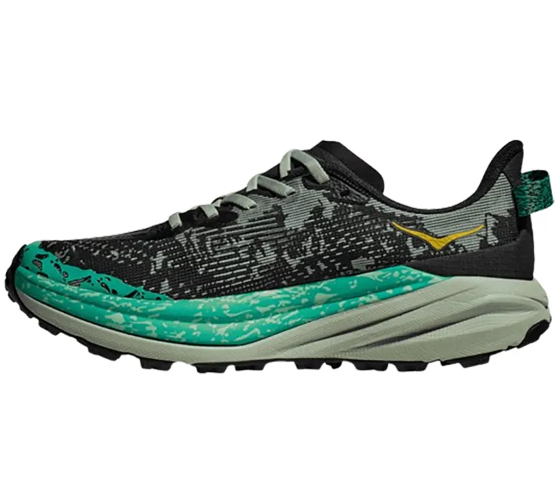 Hoka One One Women's Speedgoat 6 Black/Aloe Vera-1