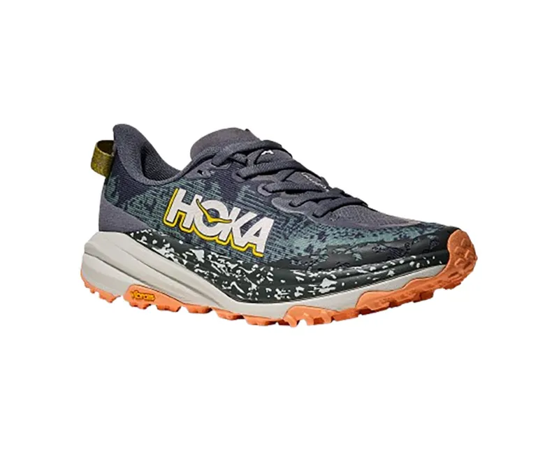 Hoka One One Women's Speedgoat 6 WIDE - Grey Skies/Cosmic Grey-2