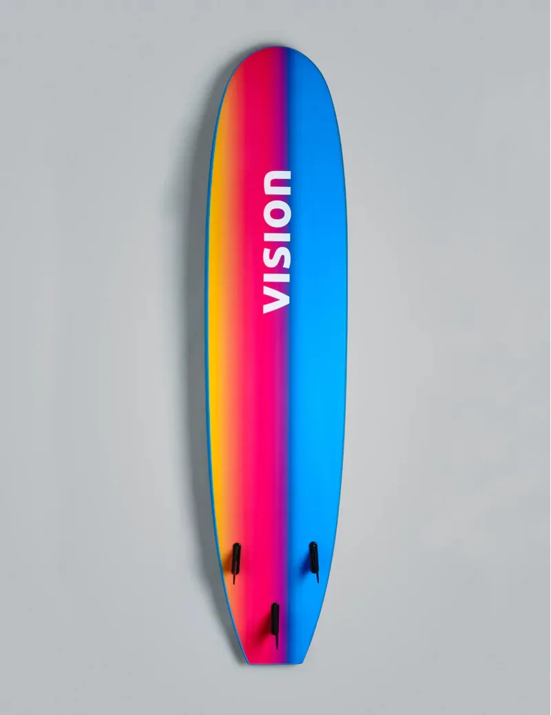 Vision Ignite 9' Longboard in Blue/Psychedelic-2
