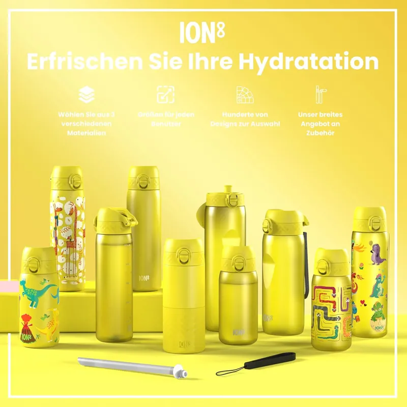 Ion8 Pod Water Bottle 350ml Graphic Baby Lions-6