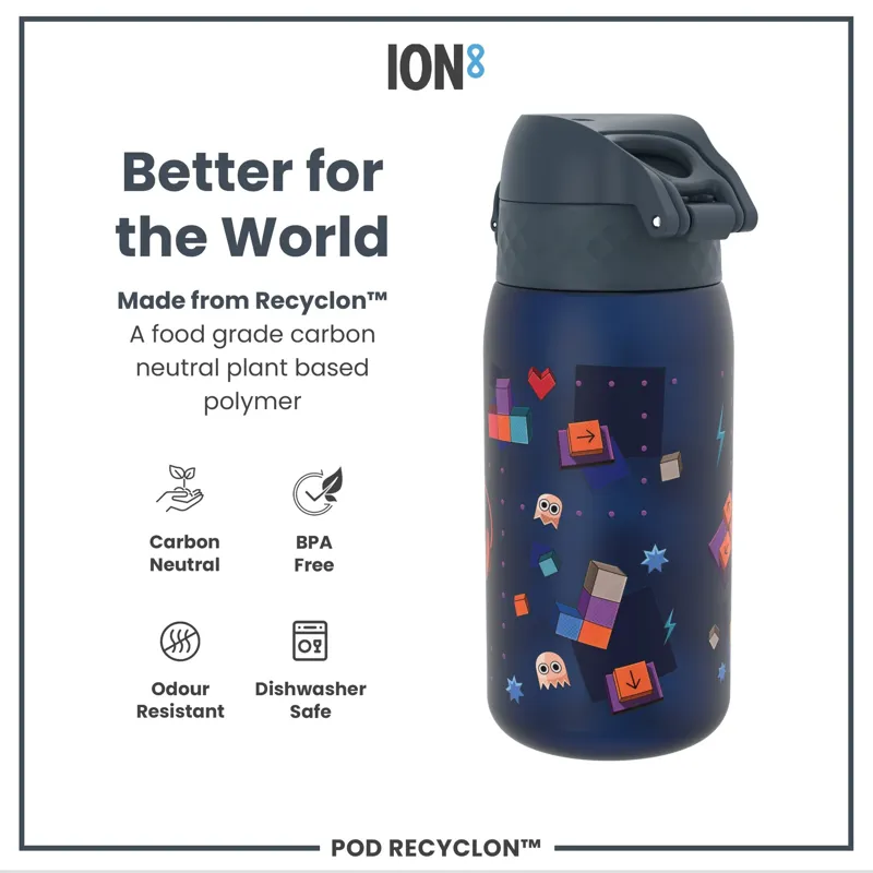 Ion8 Pod Water Bottle 350ml Graphic Gamer-4