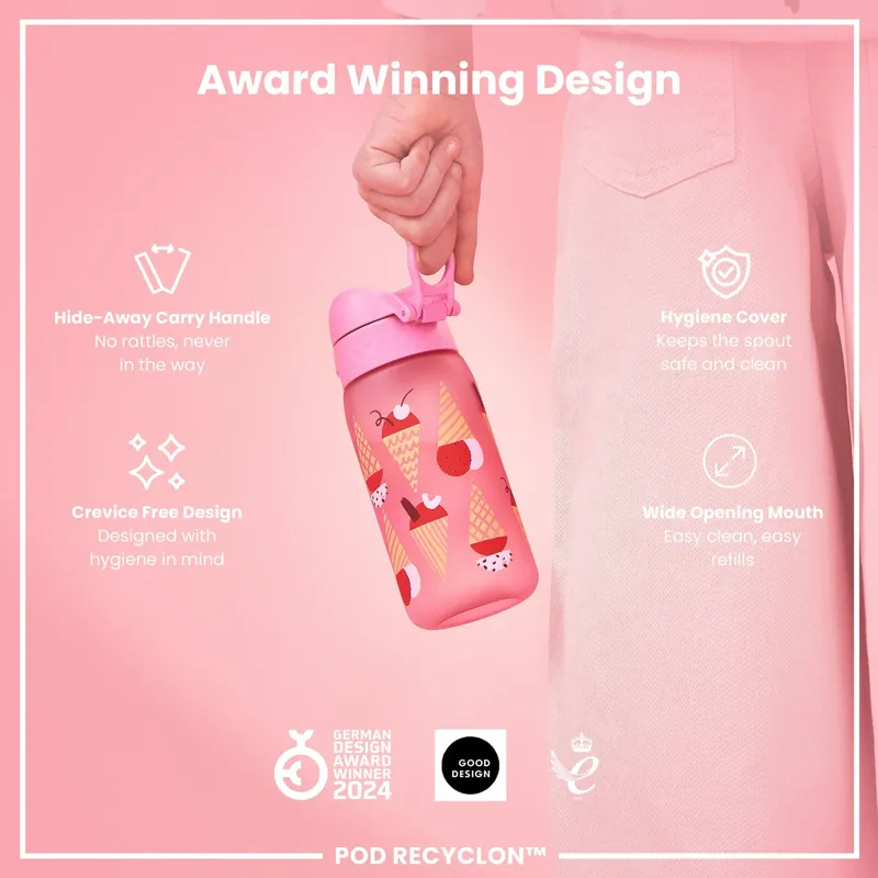 Ion8 Pod Water Bottle 350ml Graphic Ice Creams-5