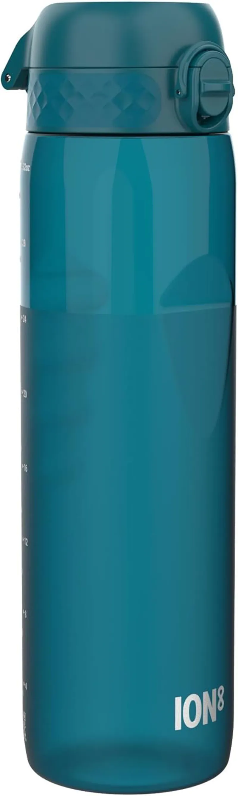 Ion8 Quench Water Bottle 1000ml Deep Teal Clear