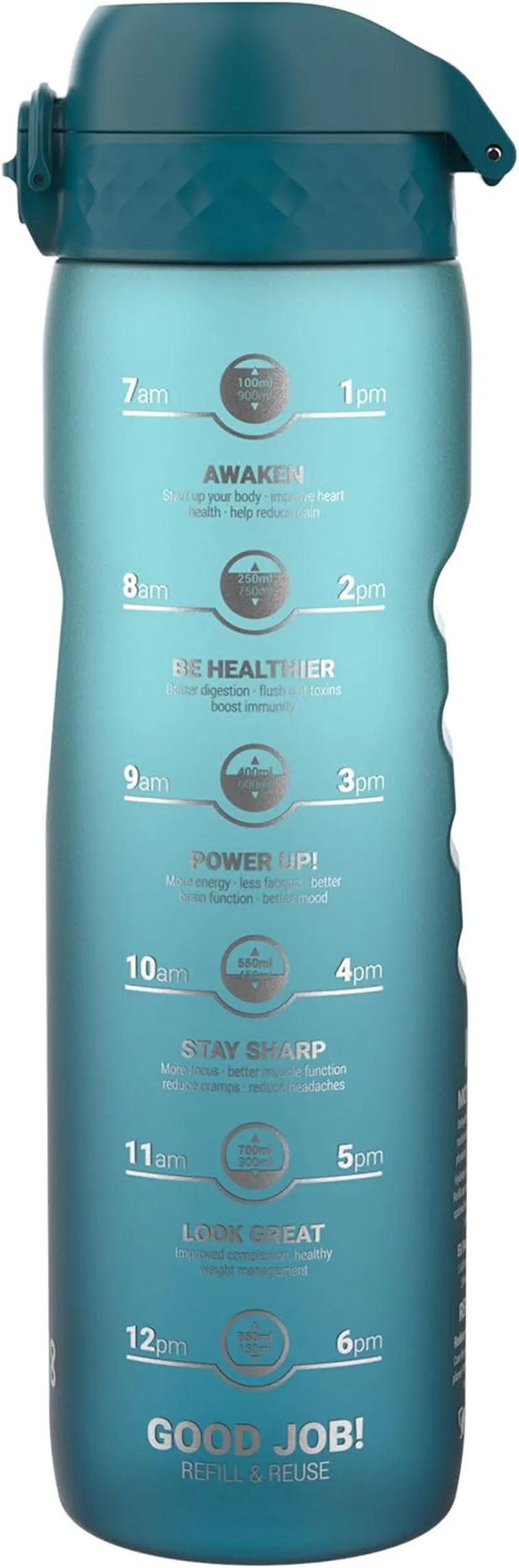 Ion8 Quench Water Bottle 1000ml Teal/Blue