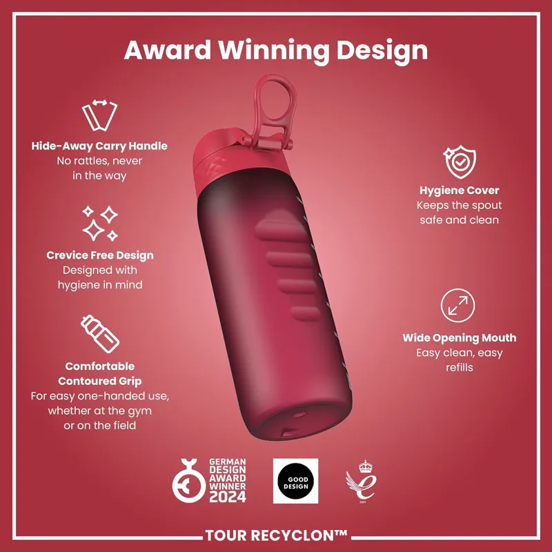 Ion8 Tour Water Bottle 750ml Viva Magenta-5