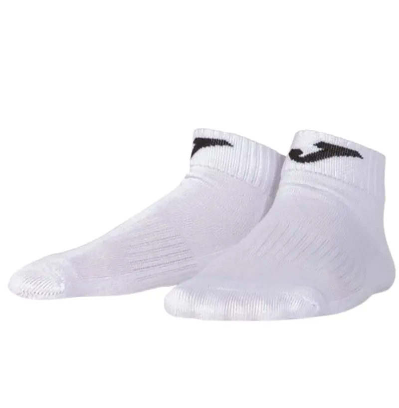 Joma Ankle Socks with Cotton Foot White-2