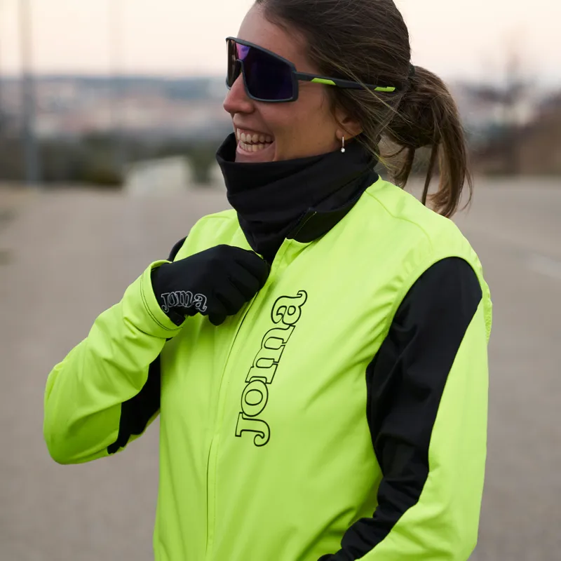 Joma Gilet Unisex Crono Cycling Vest Fluorescent Yellow/Black-2