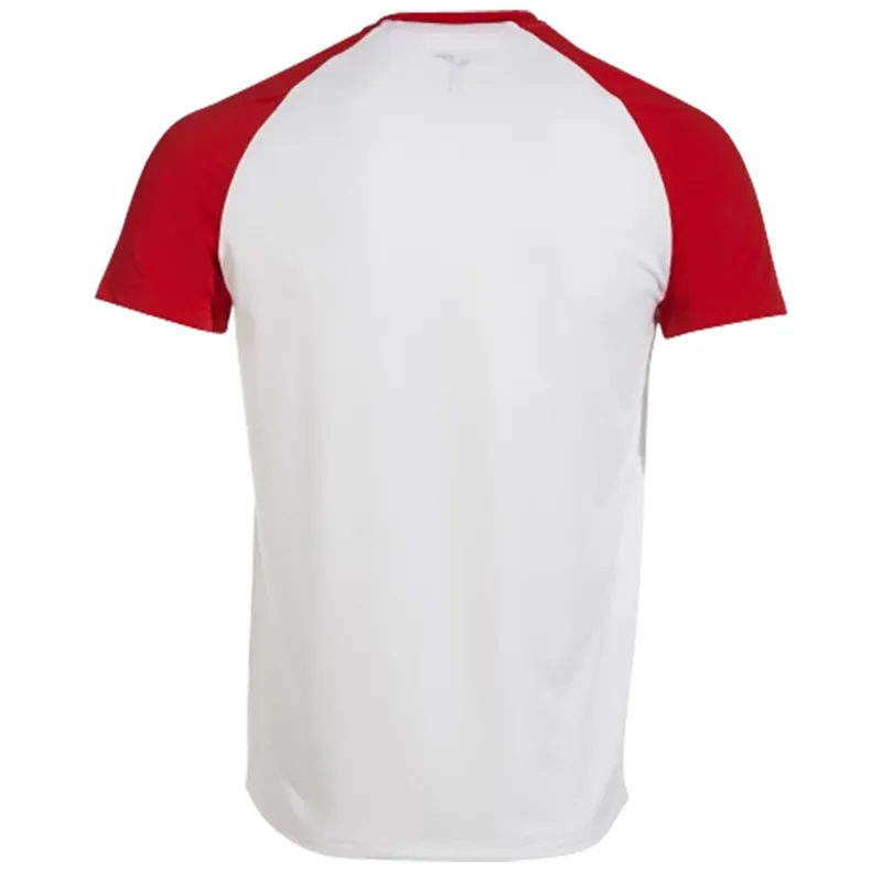 Joma Men's Elite X Short Sleeve T-Shirt White/Red-1