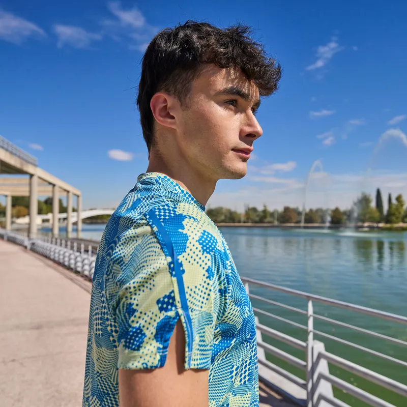 Joma Men's R-City Short Sleeve T-Shirt Lime-6