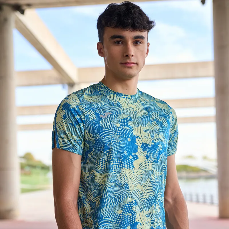 Joma Men's R-City Short Sleeve T-Shirt Lime-5