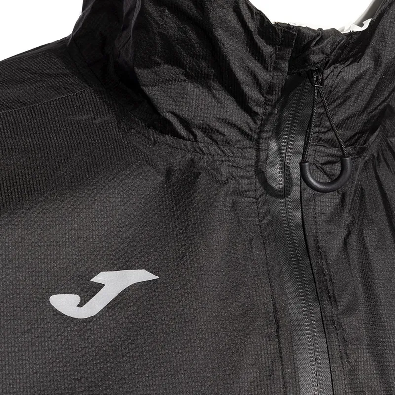 Joma Men's R-Night Iconic Rain Jacket Black-5