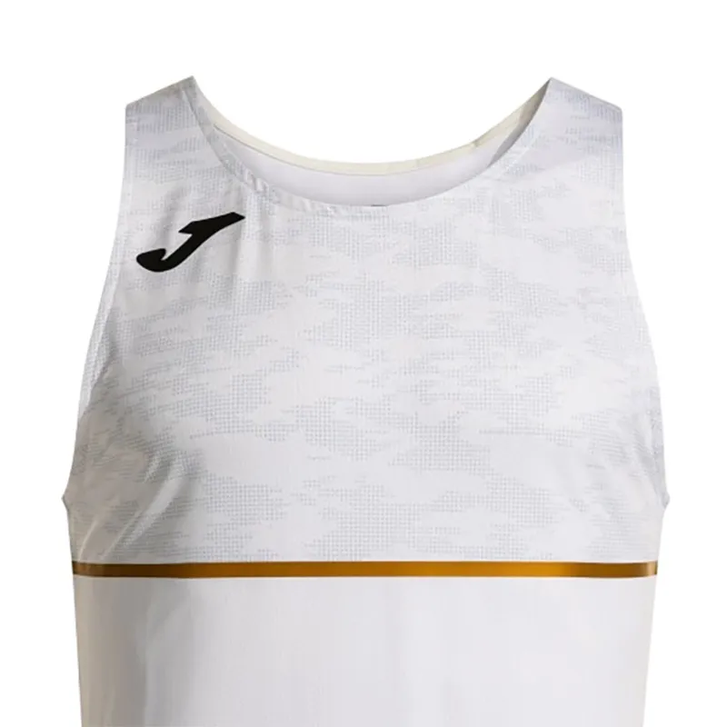 Joma Men's Record III Sleeveless T-Shirt White-2
