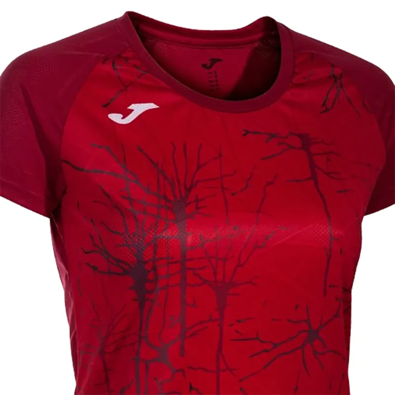 Joma Women's Elite IX S/S T-Shirt Red-2