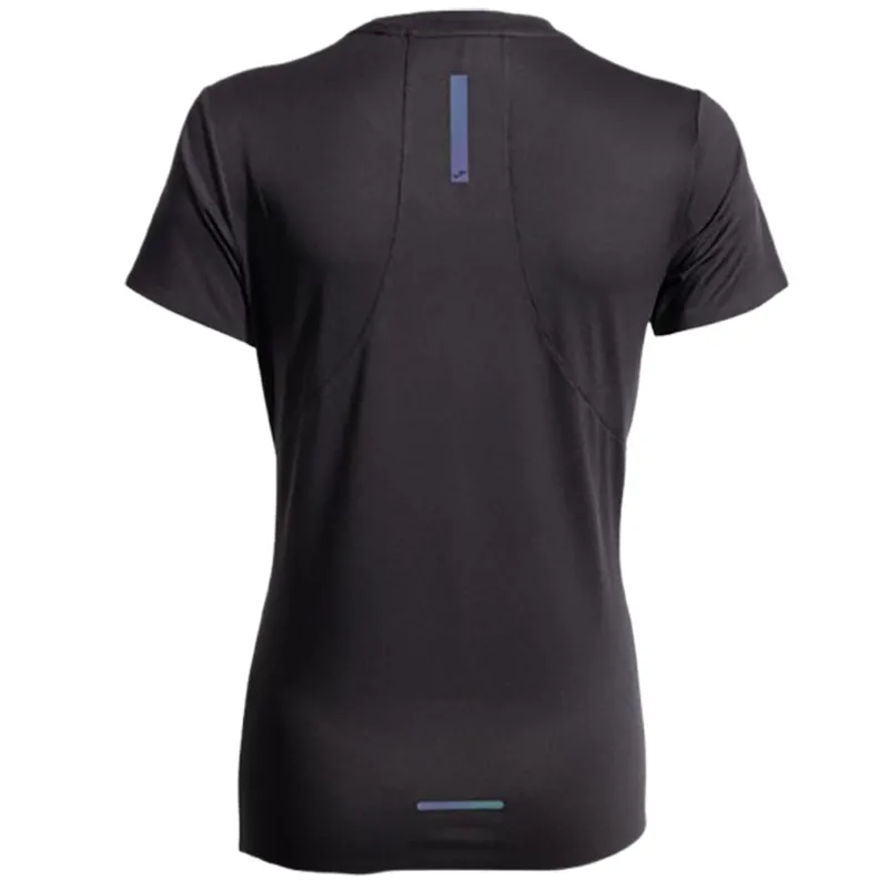 Joma Women's R-City Short Sleeve T-Shirt Black-2