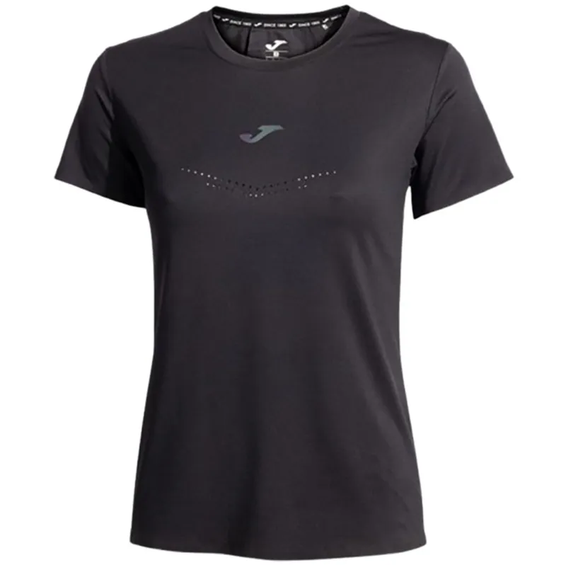 Joma Women's R-City Short Sleeve T-Shirt Black-1