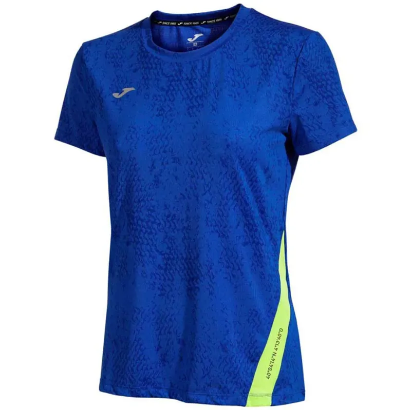 Joma Women's R-City Short Sleeve T-Shirt Blue